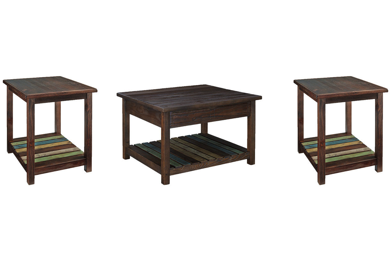 Mestler Coffee Table With 2 End Tables Ashley Furniture Homestore Mestler Coffee Table With 2 End Tables Ashley Furniture Homestore