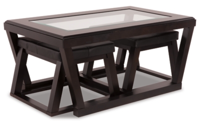 Kelton Coffee Table With Nesting Stools Ashley Furniture