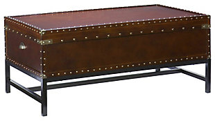 Antique Finish Coffee Table, , large