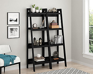 Ladder Lehigh 4 Shelf Bookcase Bundle, , rollover