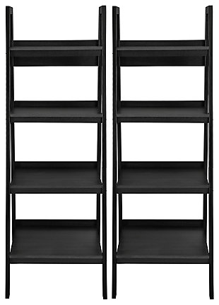 Ladder Lehigh 4 Shelf Bookcase Bundle, , large