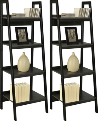 Ladder Lehigh 4 Shelf Bookcase Bundle, , large