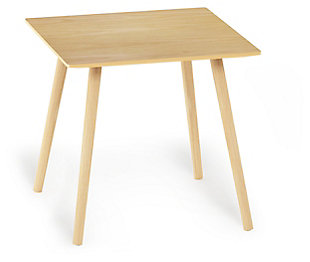 Oak Finish Theo Side Table, , large
