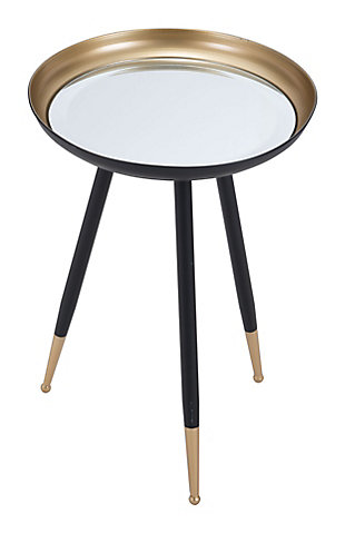 Zuo Modern Everly Accent Table Gold And Black, , large