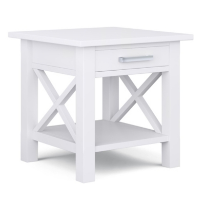 Kitchener Solid Wood 21" Contemporary End Table, , large