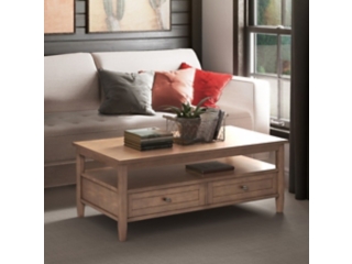 Shaker Solid Wood 48" Rustic Coffee Table