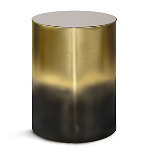Curtis Metal Cylinder Accent Table, , large