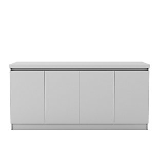 Manhattan Comfort Viennese Sideboard in White Gloss, White, large
