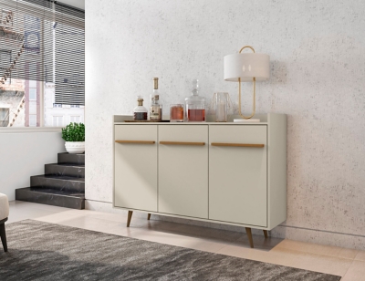 Manhattan Comfort Bradley Buffet Stand Off White, Off White, rollover