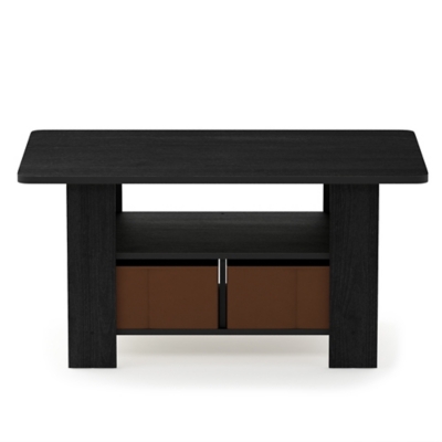 Andrey Coffee Table with Bin Drawer, Americano/Medium Brown, rollover
