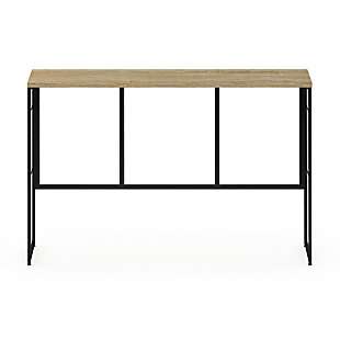 Riau No Tool Metal Frame Console Table, Sonoma Oak/Black, large