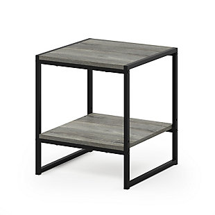 Camnus Modern Living 2-Tier End Table, French Oak Gray, large