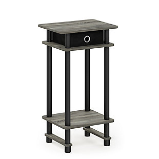 Turn-N-Tube Tall End Table with Bin, , large