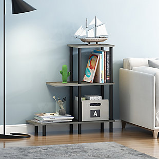 Turn-N-Tube 3-Tier Tall Sofa Side Table, , rollover