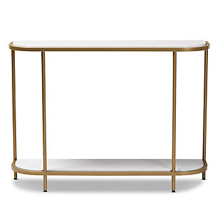 Dominic Gold Metal Console Table, , large