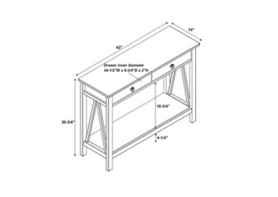 Linon Titian Console Table Ashley Furniture Homestore