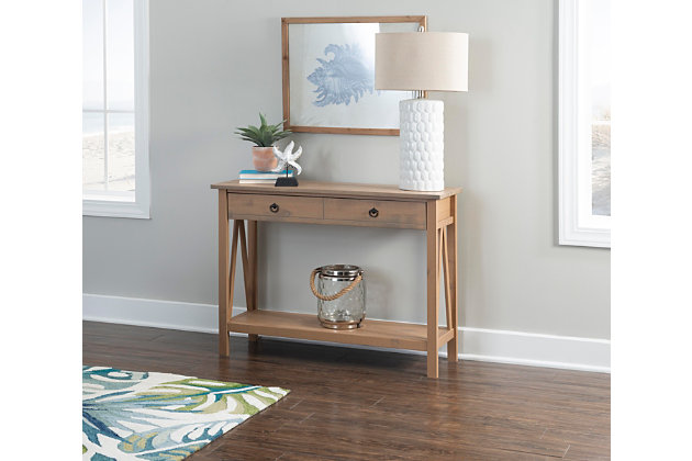 Linon Titian Console Table Ashley, What To Put On A Entry Table