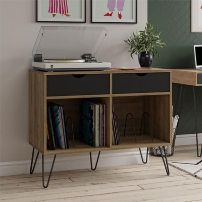 Novogratz Concord Turntable Stand With Drawers Ashley Furniture Homestore