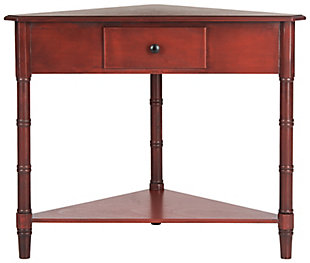 Safavieh Gomez Corner Table, Red, large