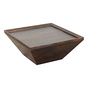 The Urban Port Square Shape Acacia Wood Coffee Table, , rollover