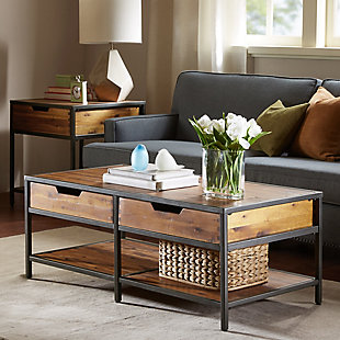Madison Park Honey Tone Coffee Table, , rollover
