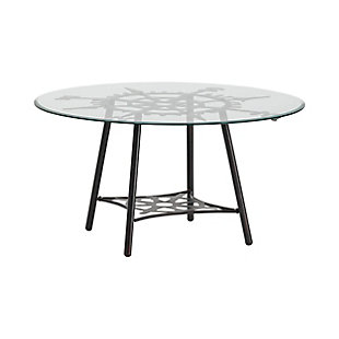 Crestview Collection Explorer Round Cocktail Table, , large