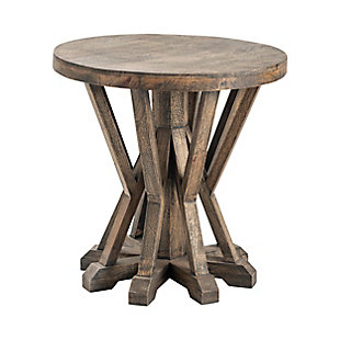 Crestview Collection Hamilton Round End Table, , large