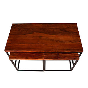The Urban Port 3-Piece Coffee Table and End Table Set, , large