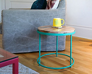 Poshpollen Arnold Round Side Table, , rollover