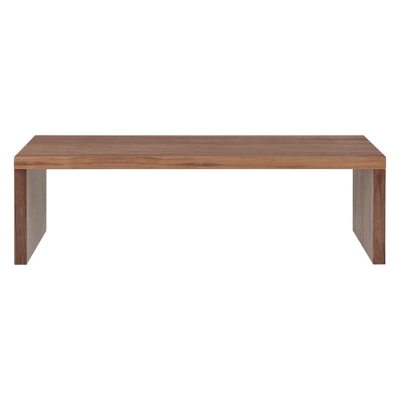 Euro Style Abby Coffee Table, Walnut, large