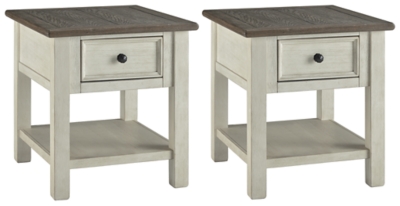 Bolanburg 2 End Tables, Two-tone