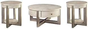 Urlander Coffee Table with 2 End Tables, , large