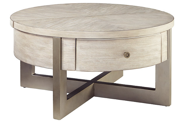 Urlander Coffee Table With Lift Top, Small Round Coffee Table Ashley Furniture
