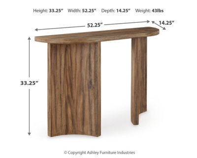 Austanny Sofa Table Dimensions