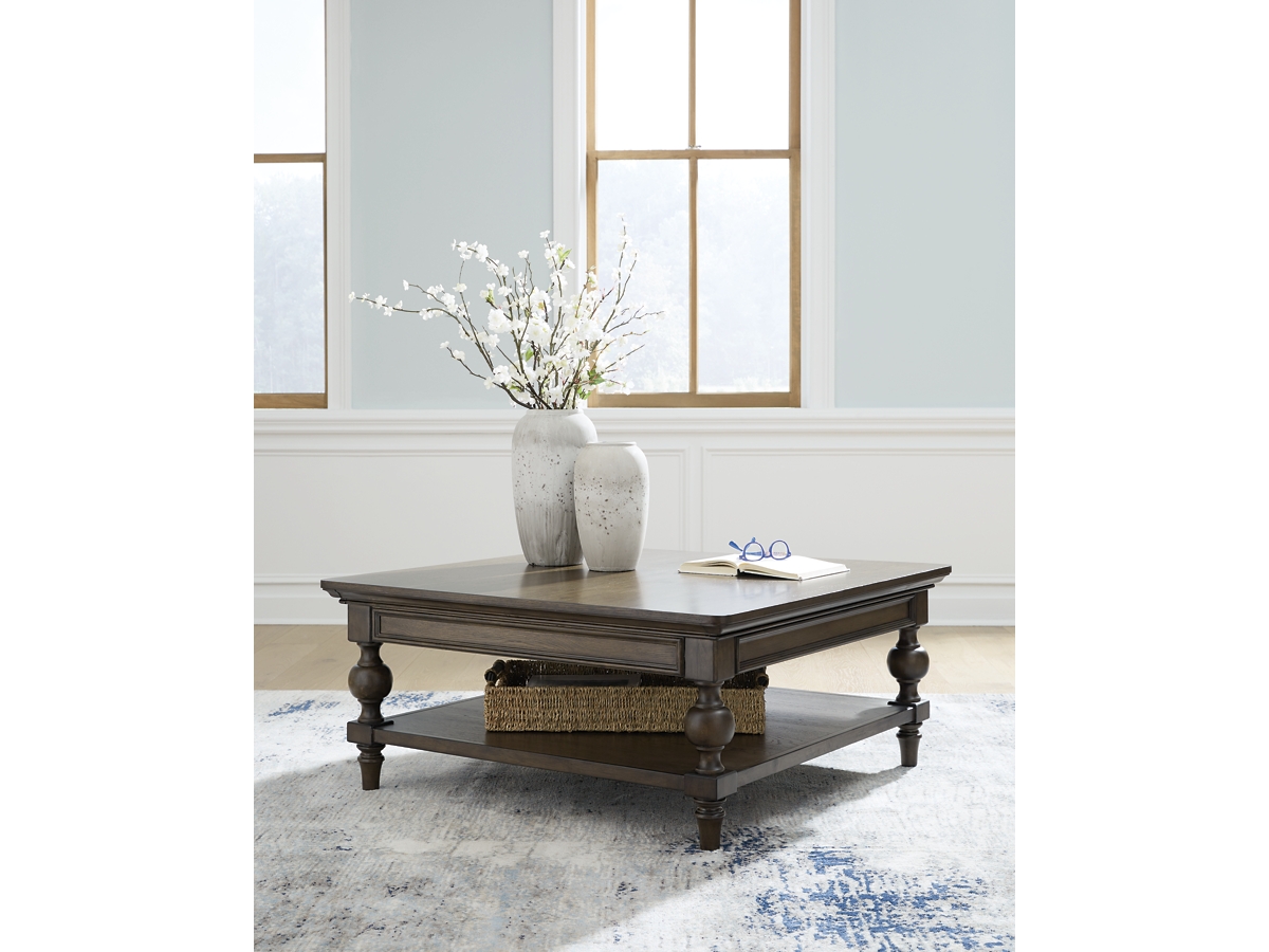 Black coffee table ashley furniture sales