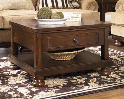 Porter Coffee Table With Lift Top Ashley Furniture Homestore