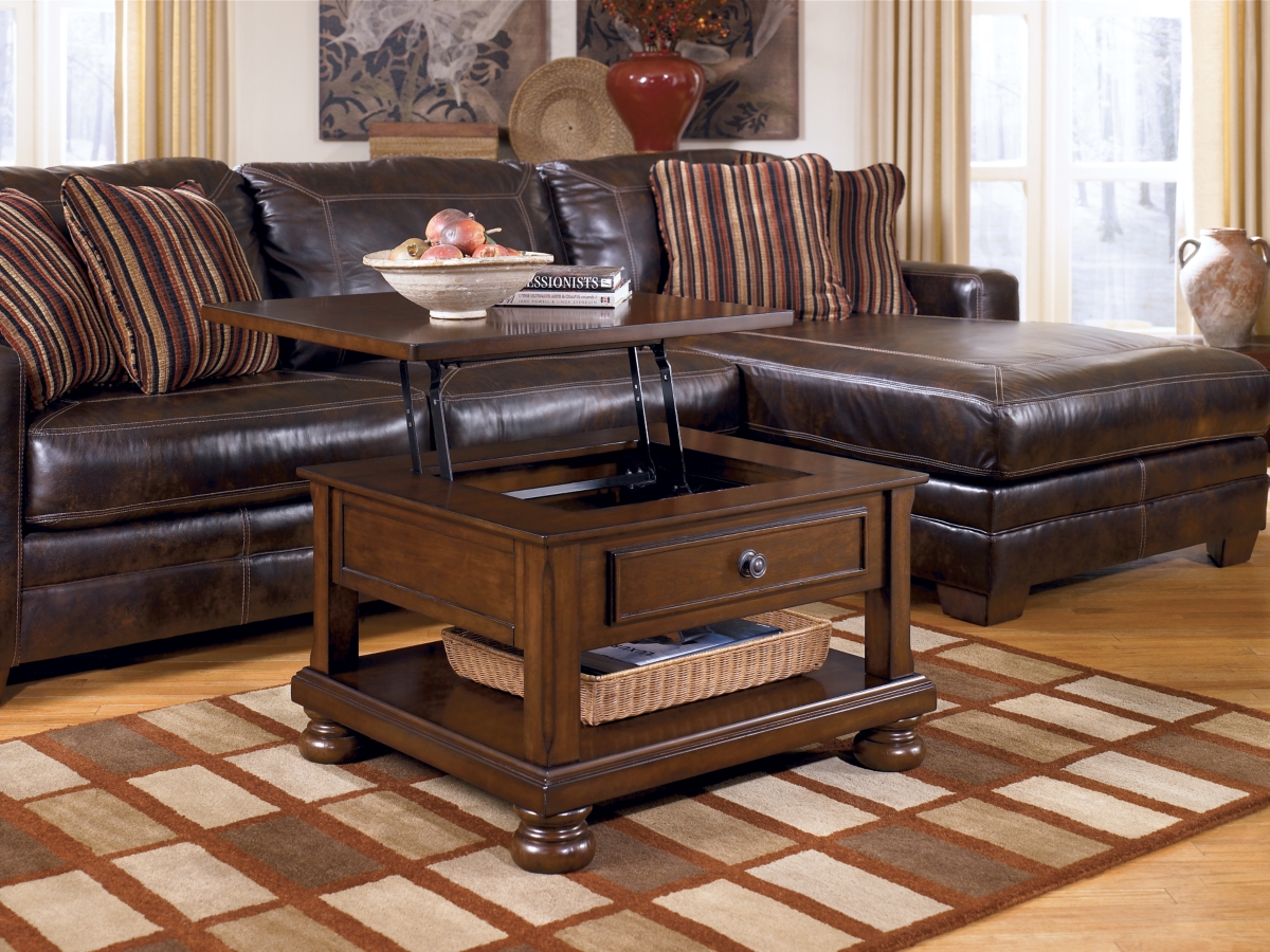 Porter coffee table with lift top discount