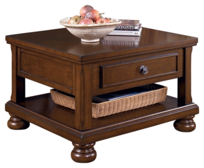 Porter Coffee Table with Lift Top | Ashley Furniture HomeStore - Table shown on a white background