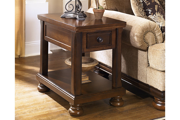Porter Chairside End Table Ashley, Ashley Furniture Living Room End Tables