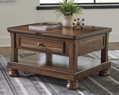 Flynnter Coffee Table with Lift Top, , large