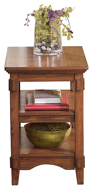Cross Island Chairside End Table, , large