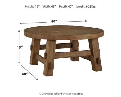 Mackifeld Coffee Table Dimensions