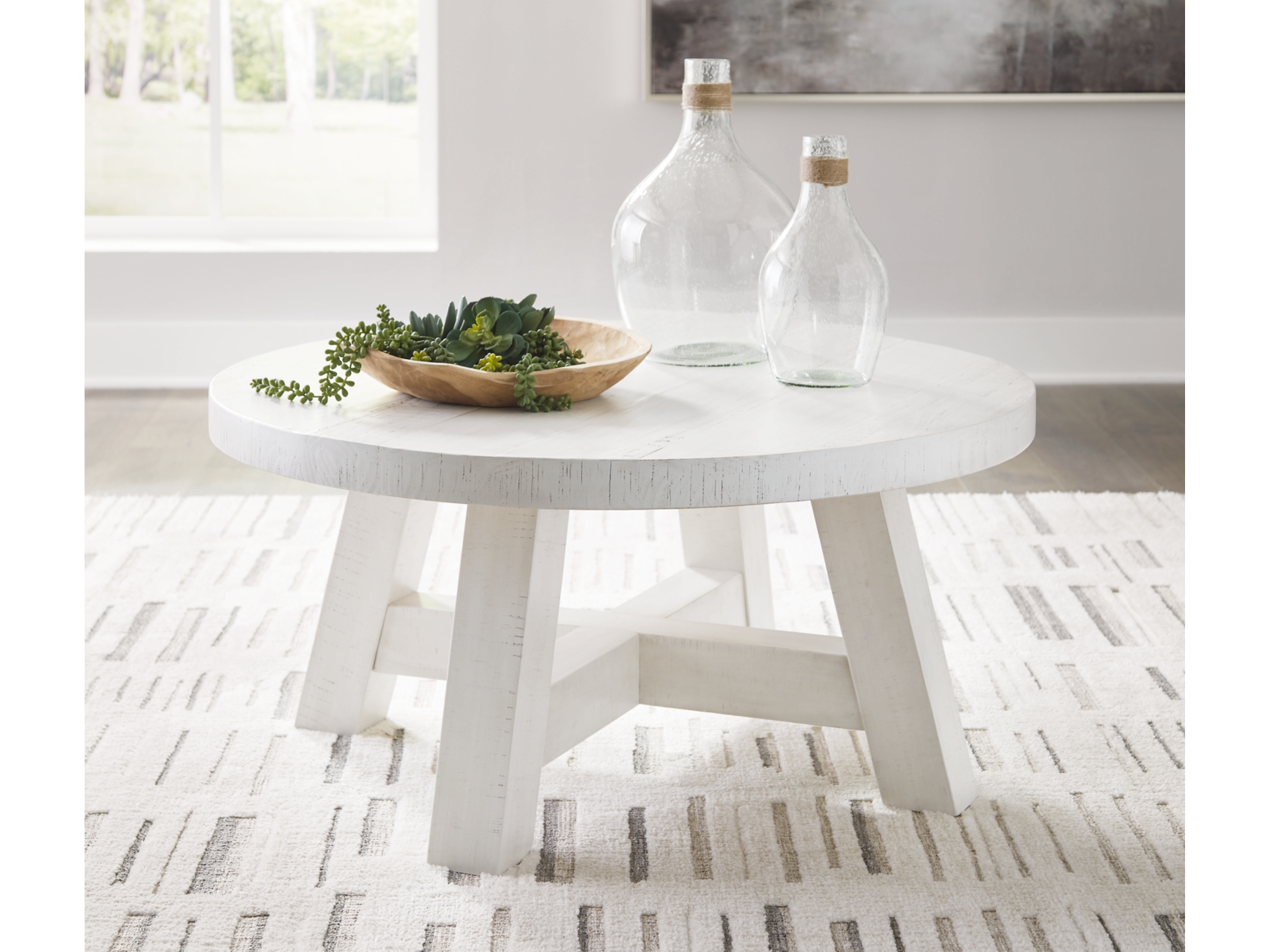 Jallison Coffee Table with 2 End Tables