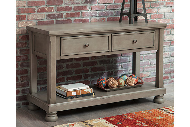 Lettner Sofa Console Table Ashley, Ashley Furniture Sofa Table With Drawers