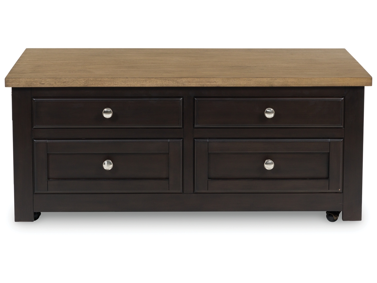 茶 teressa Drazmine Lift-Top Coffee Table | Ashley