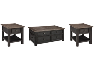 Tyler Creek Coffee Table with 2 End Tables