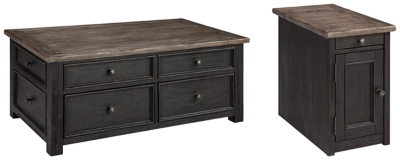 APG-T736-207 Tyler Creek Coffee Table and 1 End Table with USB  sku APG-T736-207