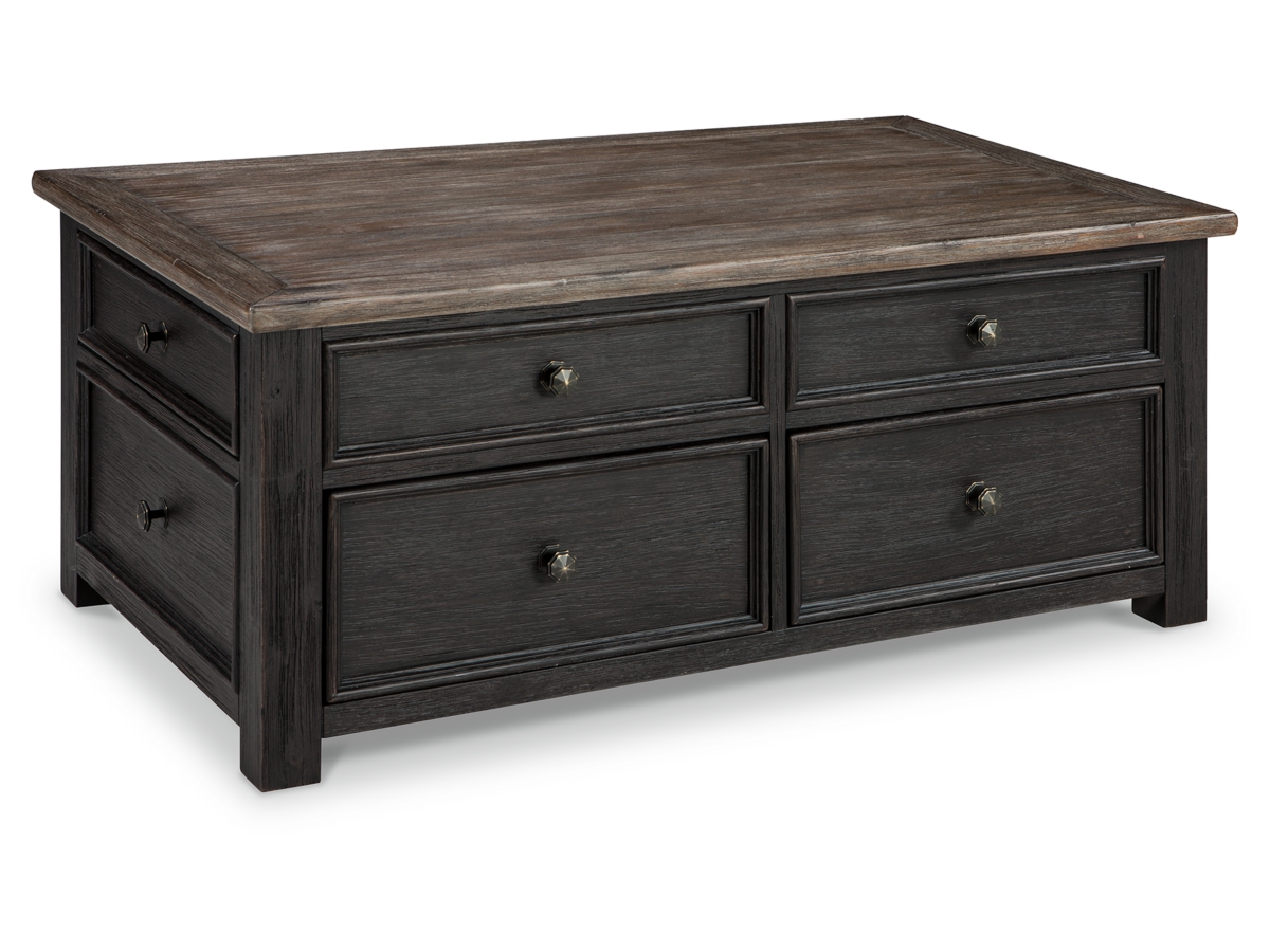 Tyler Creek Coffee Table - Grayish Brown/Black
