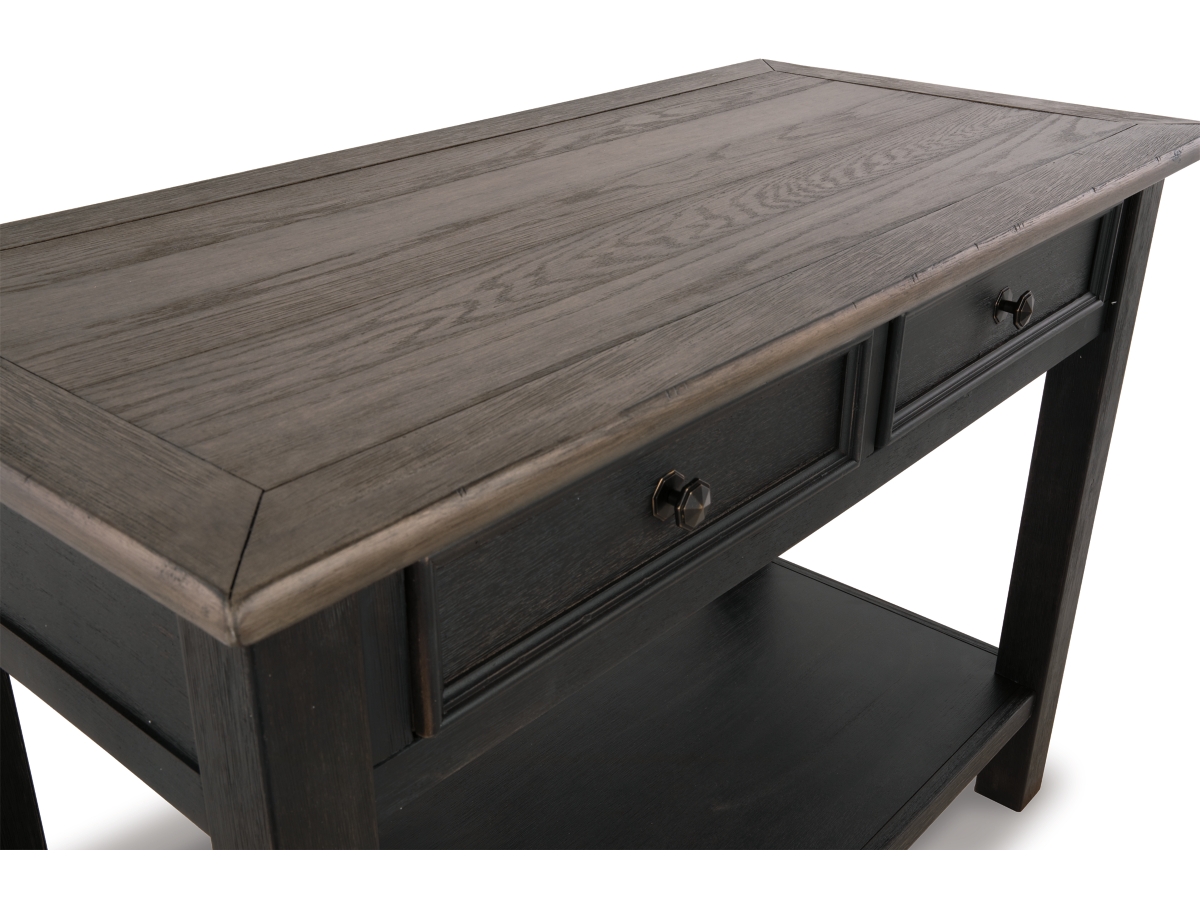 Tyler Creek Sofa Table - Brown/Black