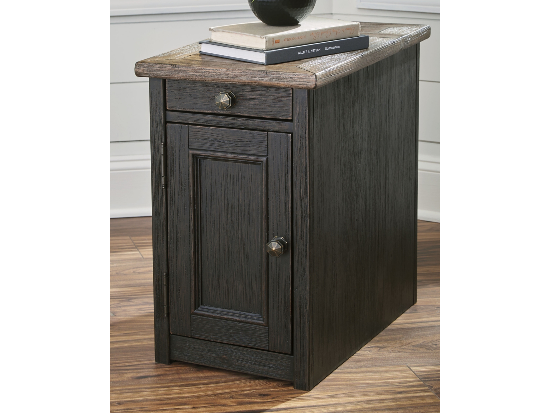 Image 1 of Tyler Creek Coffee Table and 2 End Table with USB Charging